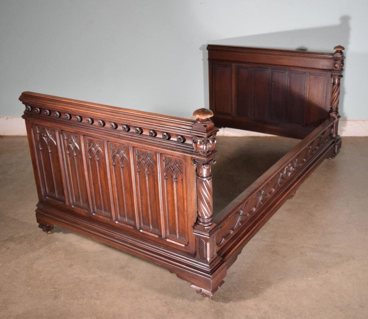 Gothic victorian sale bed frame