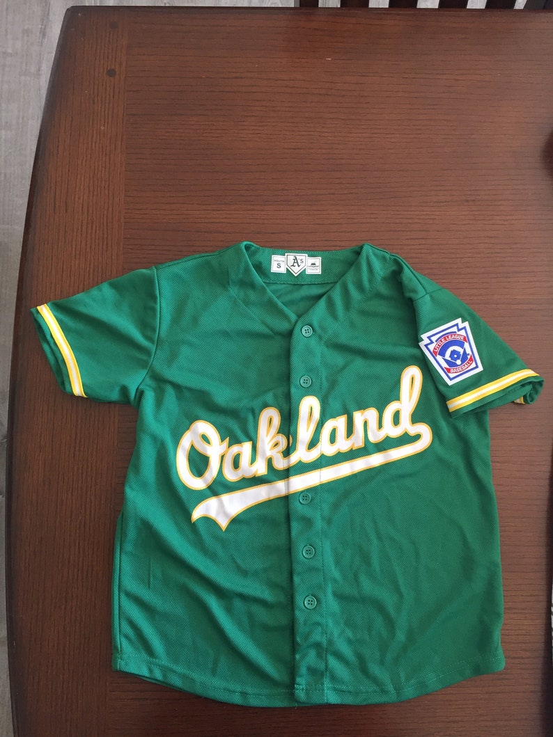 oakland a's youth jersey