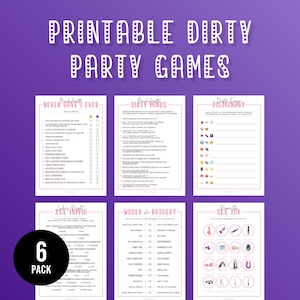 Bachelorette Party Six Pack | Dirty Bachelorette Games | Bridal Party Games | Hen Party | Adults Only | Instant Download