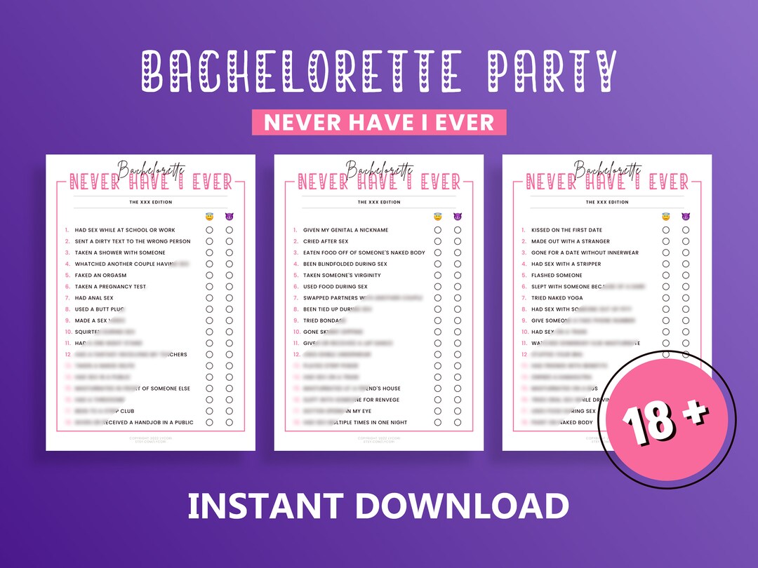 Dirty Never Have I Ever Questions Spicy Questions Ever or Never