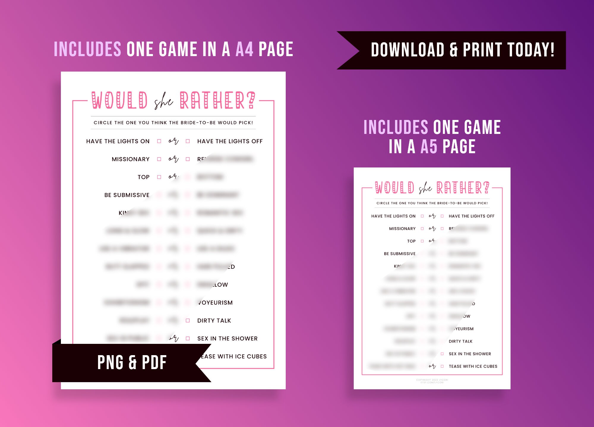 Bachelorette Party Game Printable 3 Pack Kama Sutra Sex - Etsy