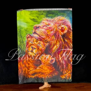 Generations - Digital Print of Prophetic Artwork on Silk - Praise and Worship Flag and Banners