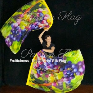 Fruitfulness - Digital Print on Silk - Praise and Worship Flag and Banners