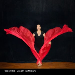 Passion Red Silk flags