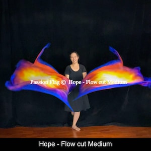 Hope - Artisan Silk Hand Painted Praise and Worship Flag and Banners