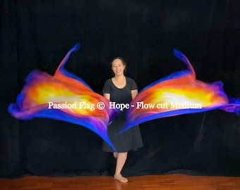 Hope - Artisan Silk Hand Painted Praise and Worship Flag and Banners