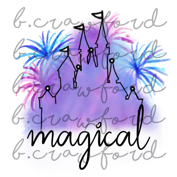 Magical Disney Sublimation Design 300 DPI | Etsy