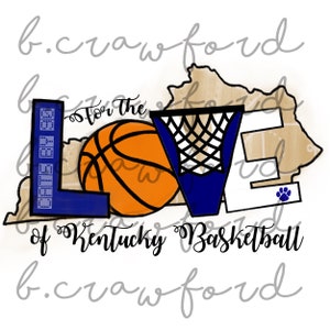 For the Love of the Kentucky Wildcats Sublimation
