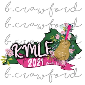 Kentucky Mountain Laurel Festival 2021 Sublimatie Ontwerp - 300 DPI