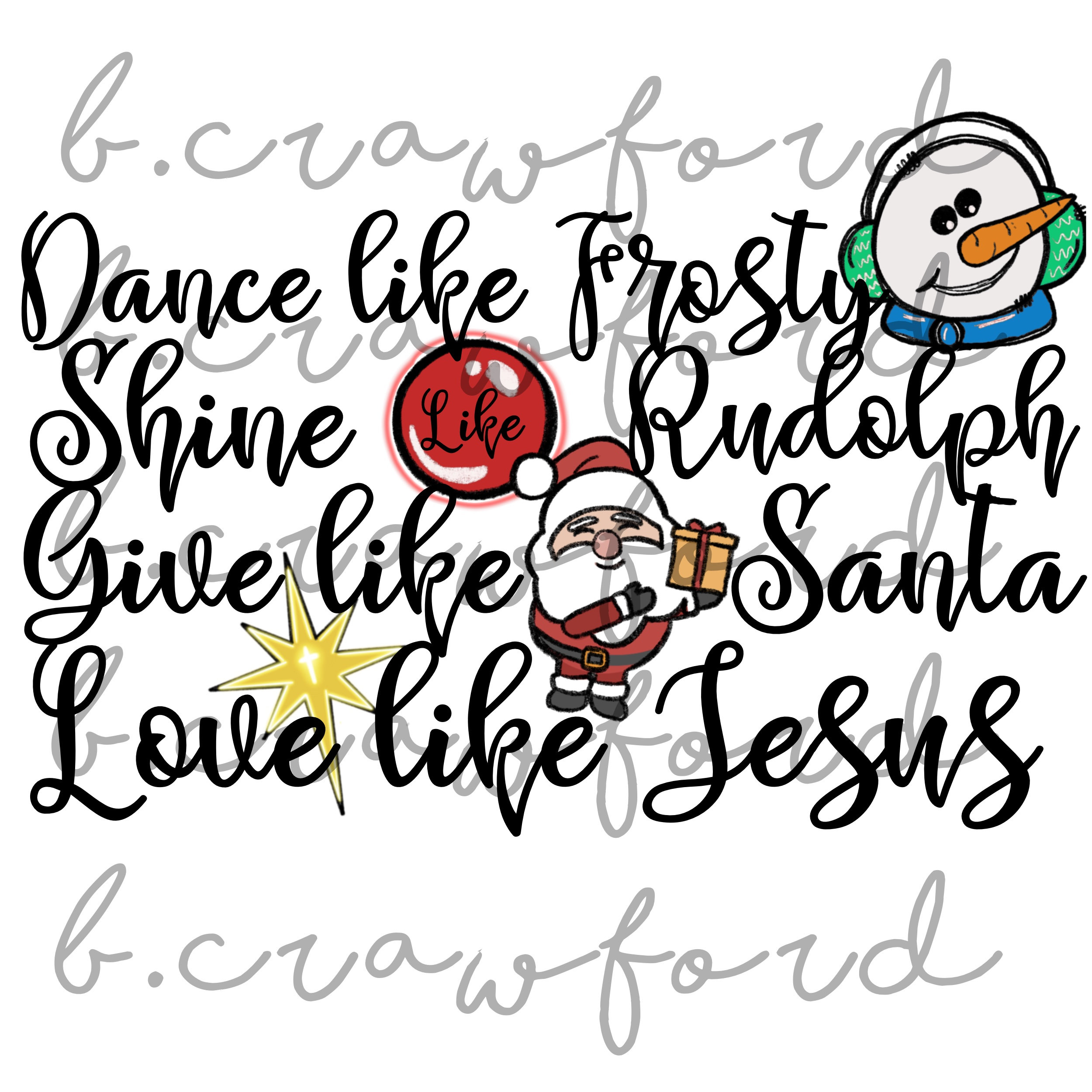Women's Christmas Plaid Sleeve Top | 'Dance Frosty, Shine Rudolph' Saying | Long Sleeve Tee | Red Holiday Shirt - View #11