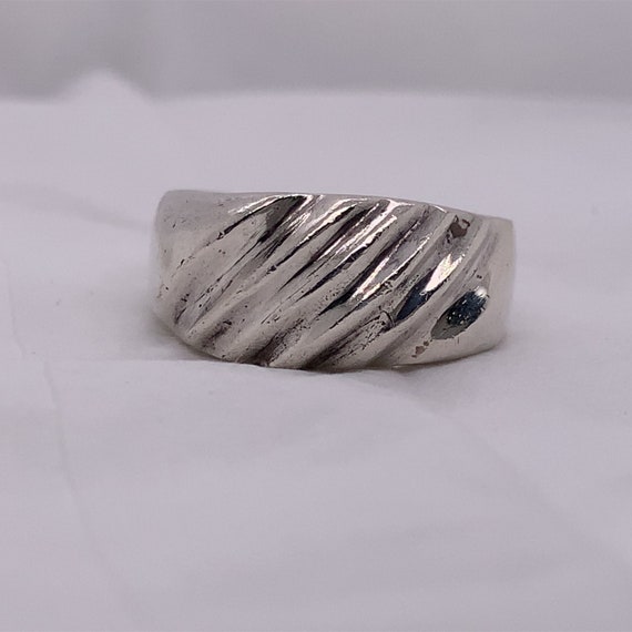 59# Sterling Silver Spiral Ring - image 1
