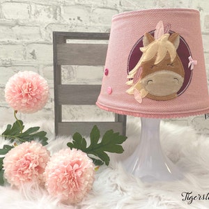 Children's table lamp - Children's bedside lamp - Children's lamp - Children's room decoration - Gift for birth - Lampshade - Lamp cover horse