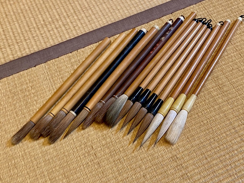 Wholesale Lot Of 15 Japanese Unused Vintage Brushes Excellent Etsy