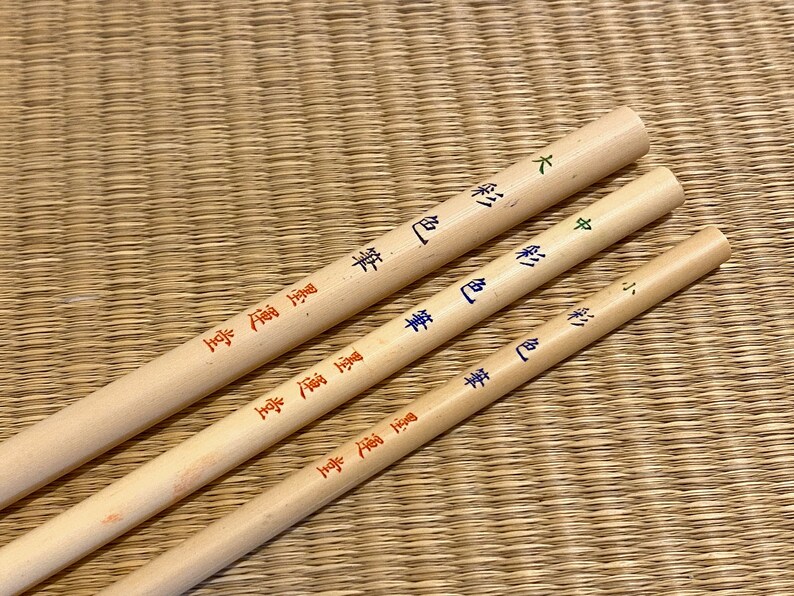 3 Japanese Watercolor Paint Brushes Gansai Made In Japan | Etsy