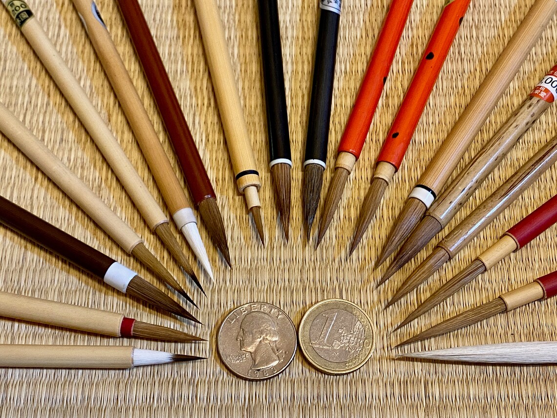 Wholesale Lot Of 18 Japanese New Small Bristle Brushes Etsy