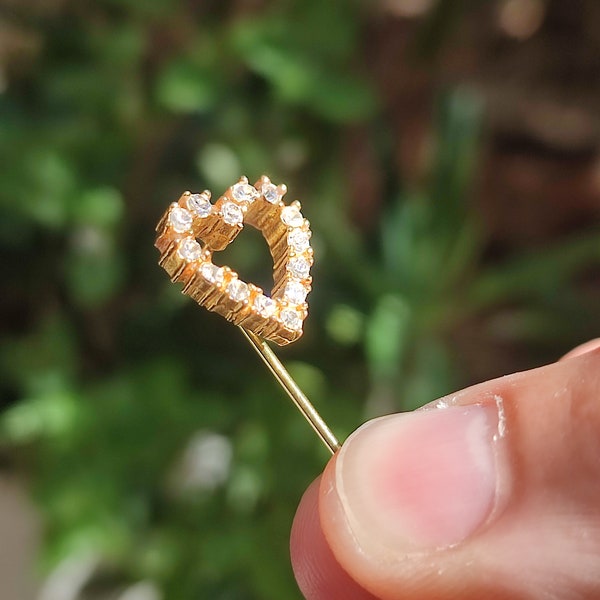 Rhinestone Stick Pin - Etsy