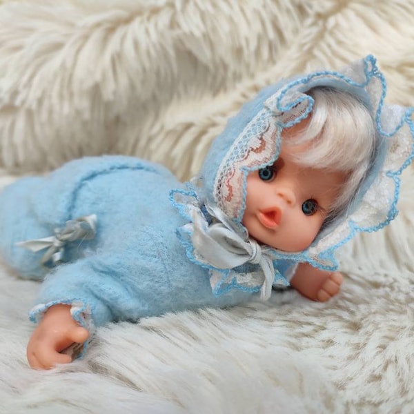 Poupée vintage effrayante : décoration halloween - déguiz-fêtes