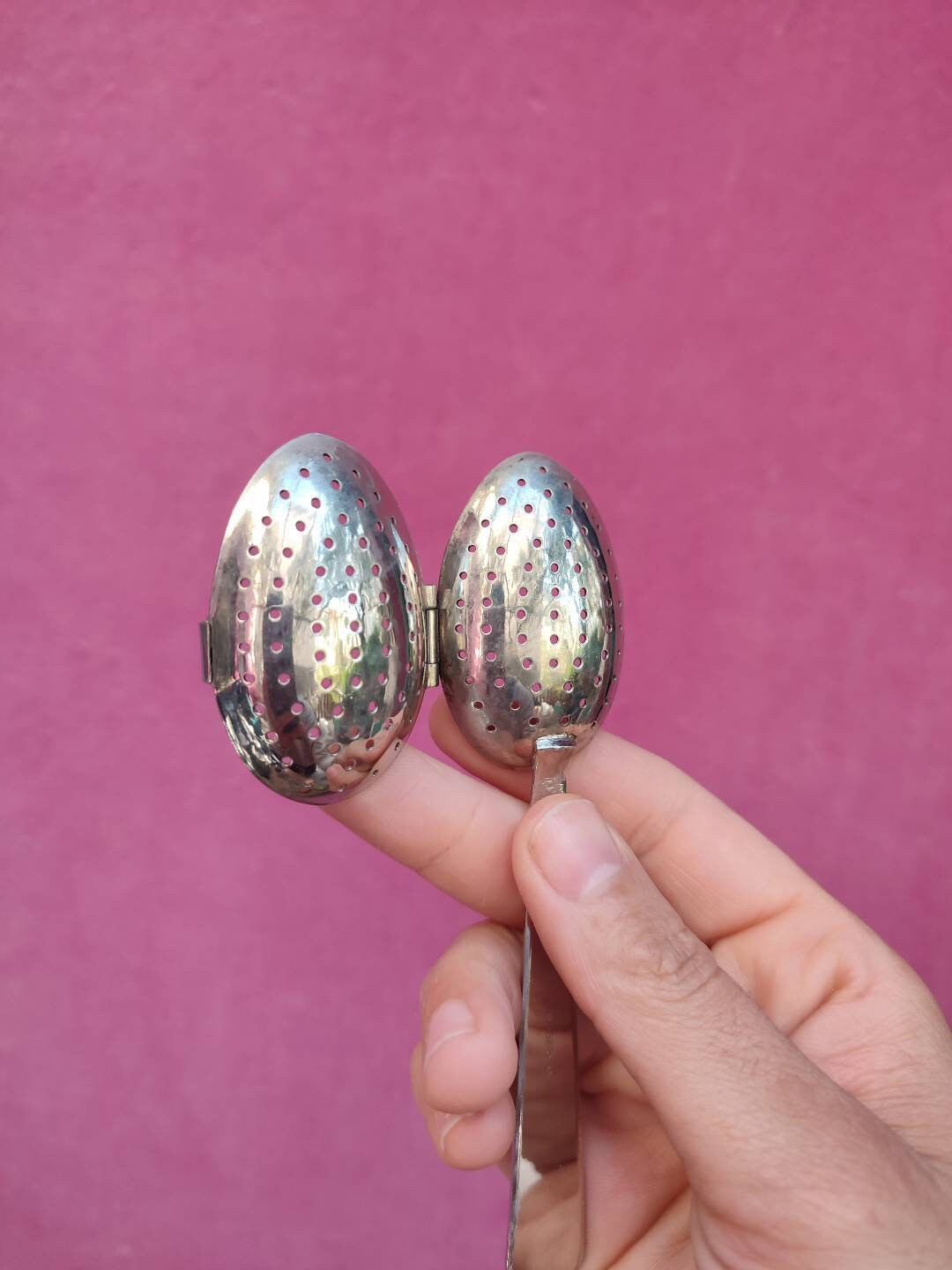 Vintage Tea Spoon Strainer Art Home Decor Kitchen Utensils Retro