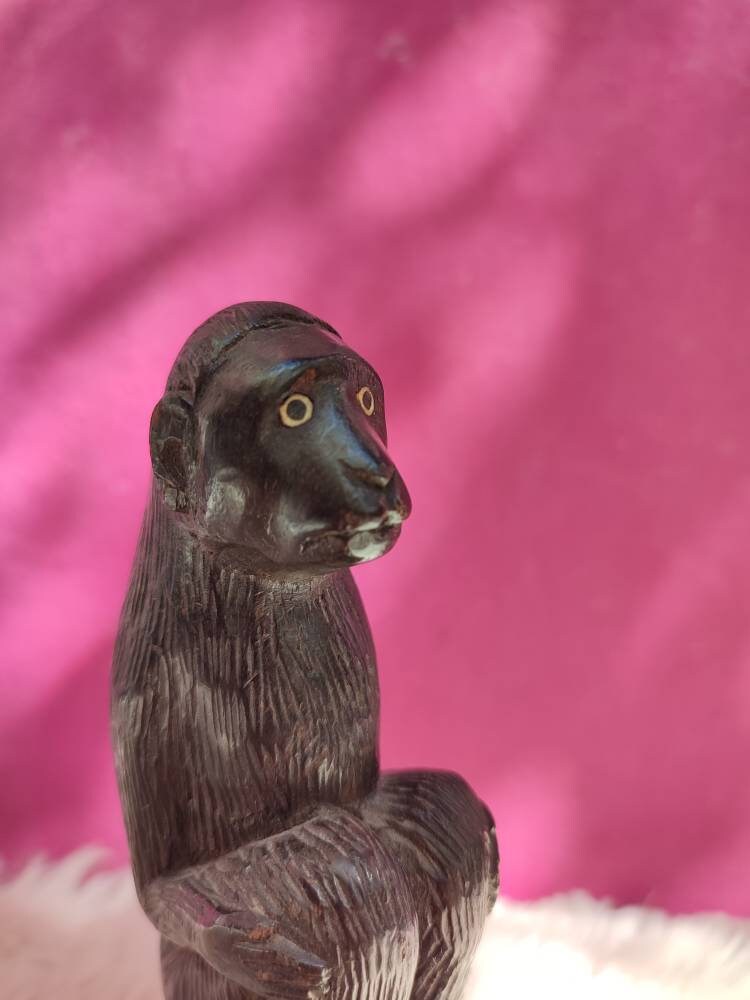 Monkey - Statue Etsy