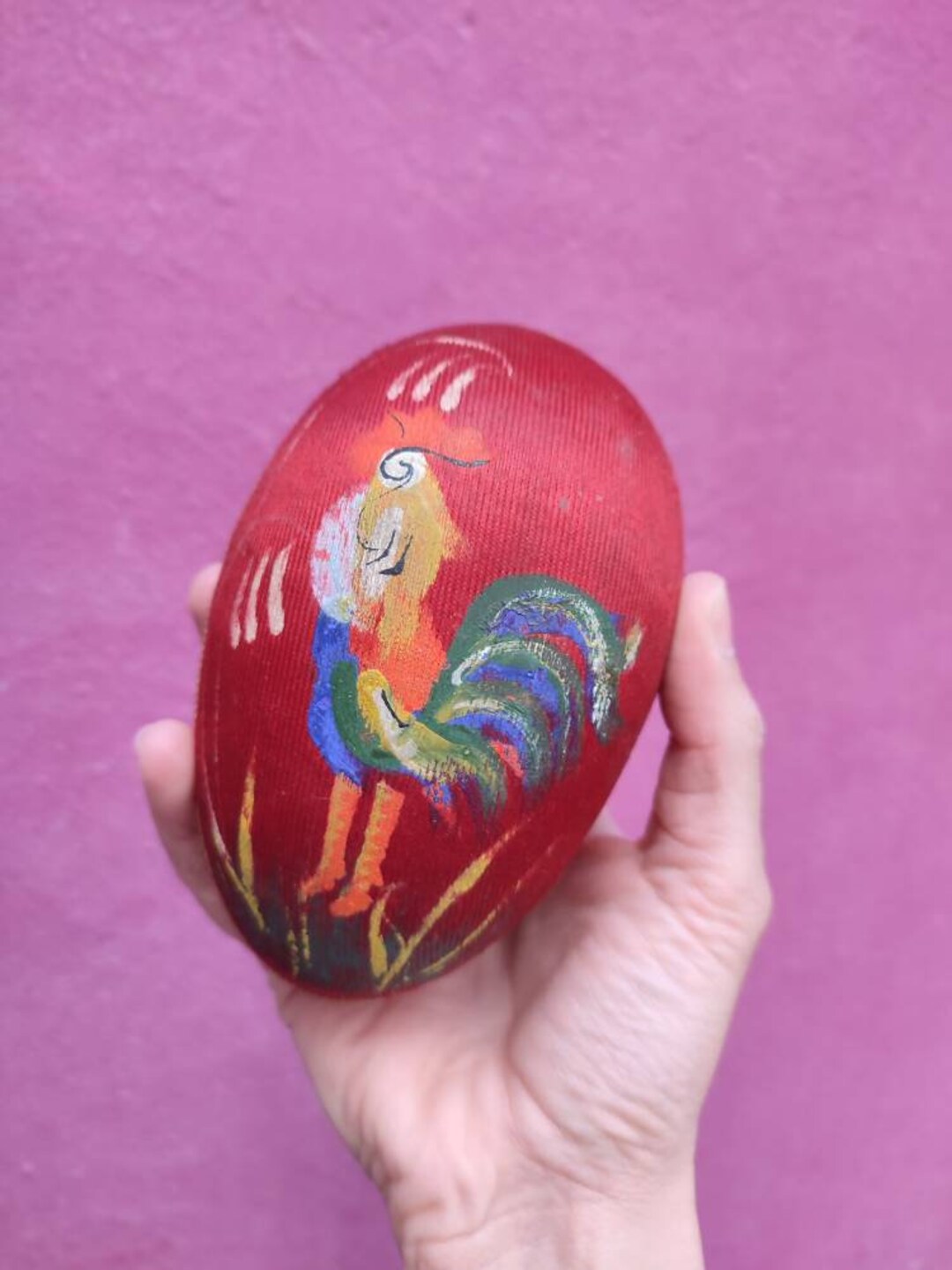 Vintage Easter Egg Candy Container 1950's Knick Knacks Retro Fashion