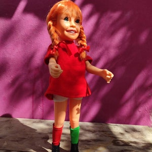 Pippi Longstocking Doll Collectible Rubber Doll Children's Book ...