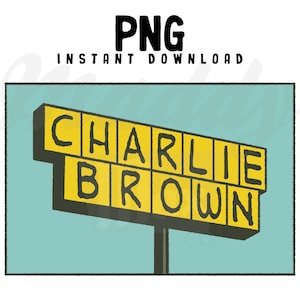 Charlie B. House PNG | Digital Files | Cutting Files | Peanut Gang | Snoop | Brown | Woodstock | Comic | Cricut