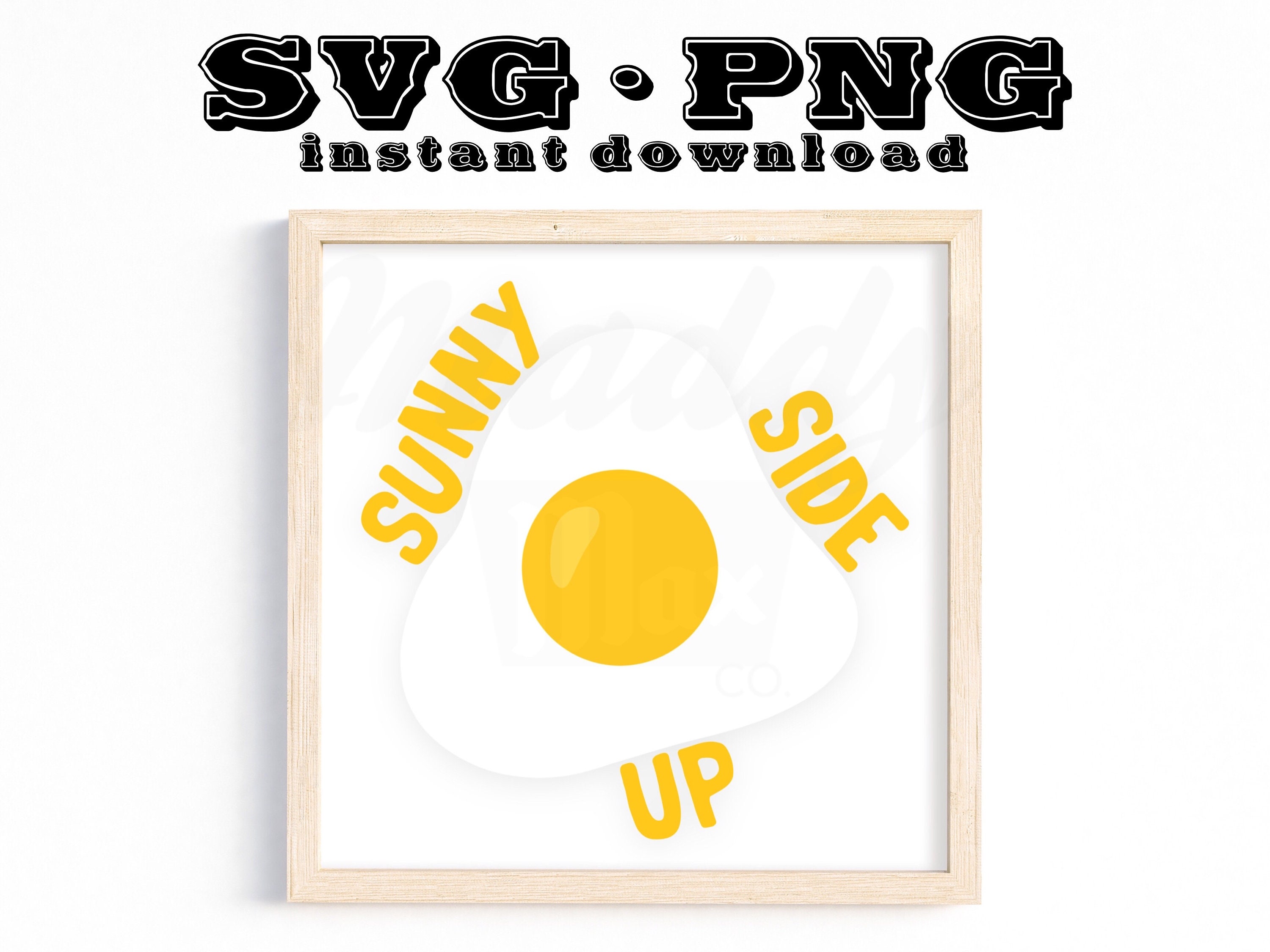3D sunny side up eggs PNG, SVG
