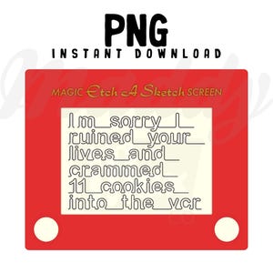 Elf Etch a Sketch | PNG | Digital Files | Cutting Files | Elf Movie | Will Ferrell | Funny | Christmas | Shirt |