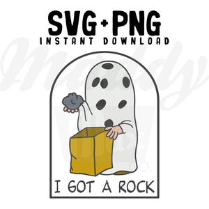I Got a Rock Charlie SVG | PNG | Digital Files | Cutting Files | Halloween | Peanut Gang | Snoop | Woodstock | Great Pumpkin