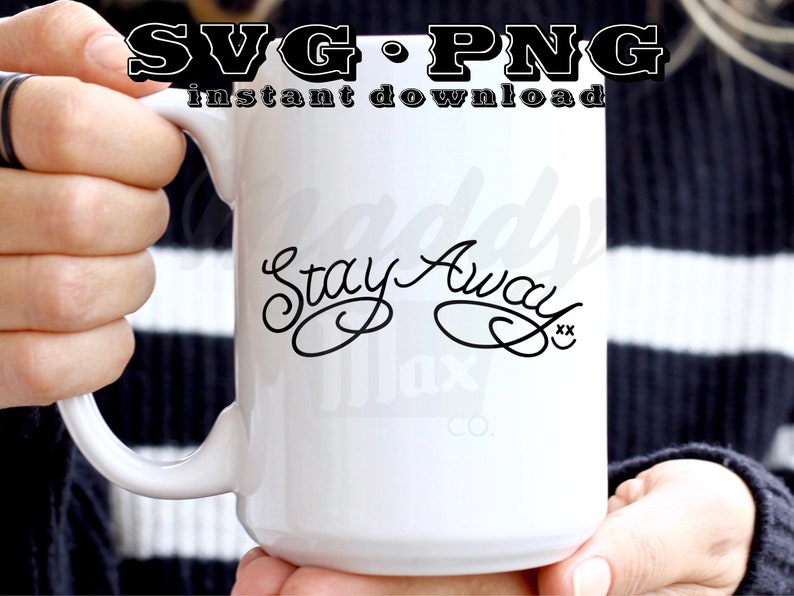 Stay Away Post Malone Tattoo SVG PNG Digital Files Etsy Australia