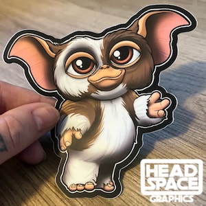 Gremlins Movie Gizmo Vinyl Sticker