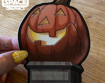 Halloweentown Movie Inspired Giant Pumpkin Halloween Vinyl Sticker