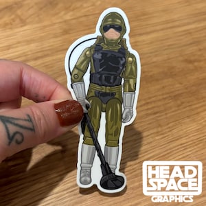 GI Joe Tripwire Action Figure Vinyl Decal