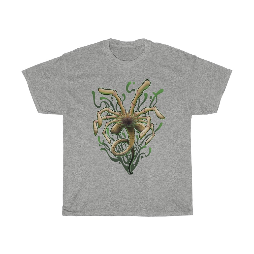 Mens Alien Facehugger Tshirts sold by Mila SKU 446364 Printerval UK