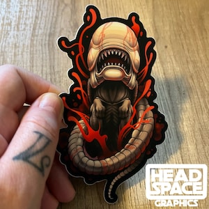 Alien Xenomorph Chestburster Vinyl Sticker
