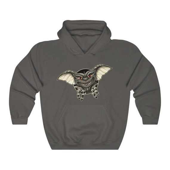 Gremlins Adult Unisex Black Front Back Tear-away Hoodie Gremlins Adult Unisex Black Front Back Tear-away Hoodie