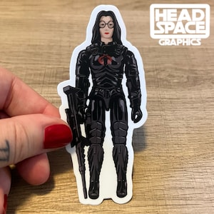 GI Joe Cobra Baroness Action Figure Sticker
