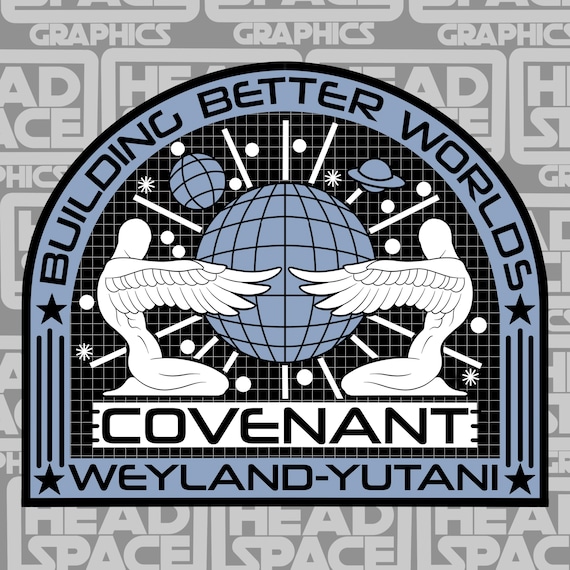 Alien Covenant Movie Inspired Covenant Ship Logo Vinyl Decal - Etsy