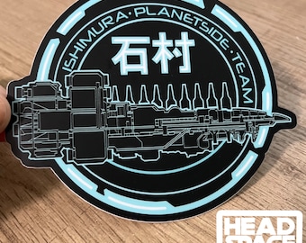 Dead Space Ishimura Inspired Planetside Team Vinyl Sticker - Etsy