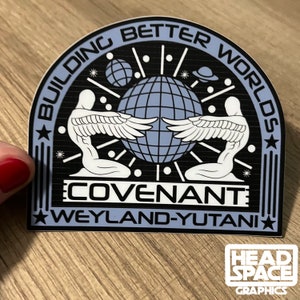 Alien Covenant Movie Inspired Covenant Ship Logo Vinyl Decal