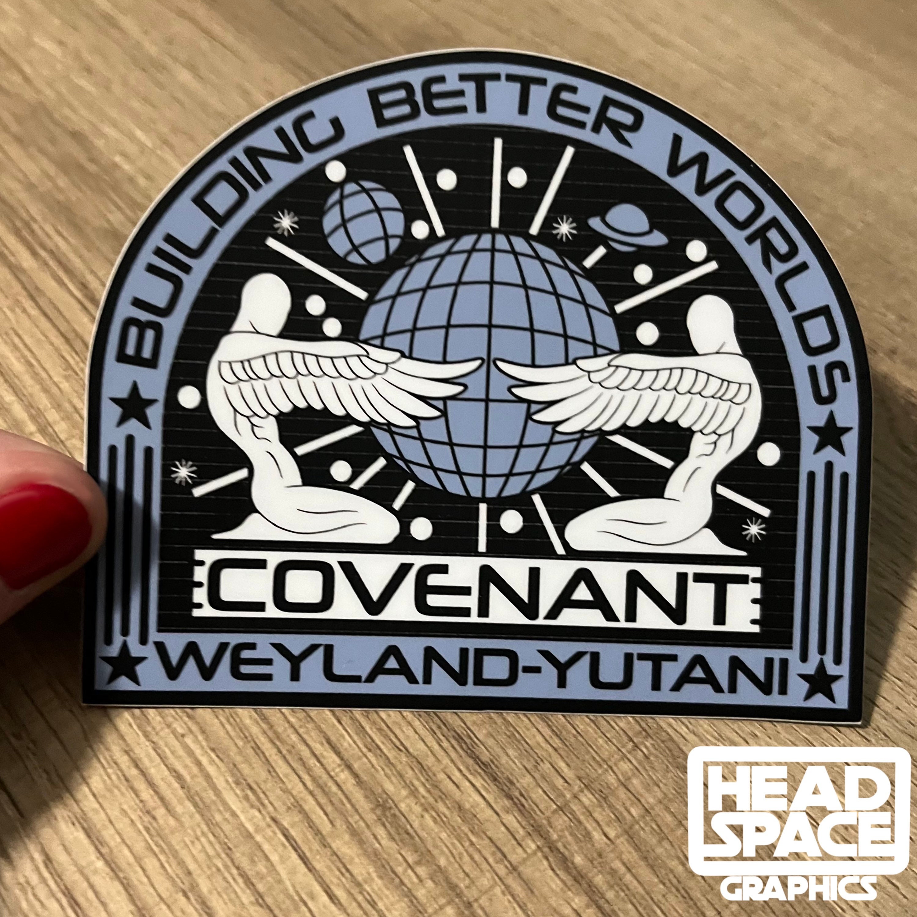 その他 Covenant Alien Covenant Movie Inspired Covenant Ship Logo Vinyl Decal - Etsy