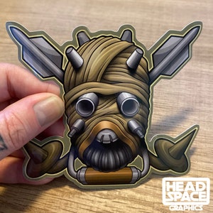 Star Wars Tusken Raider Vinyl Sticker