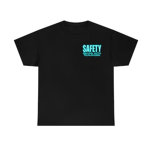 Mens 2 Sided Print Dead Space Inspired Ishimura Planetside Team Safety Tshirt