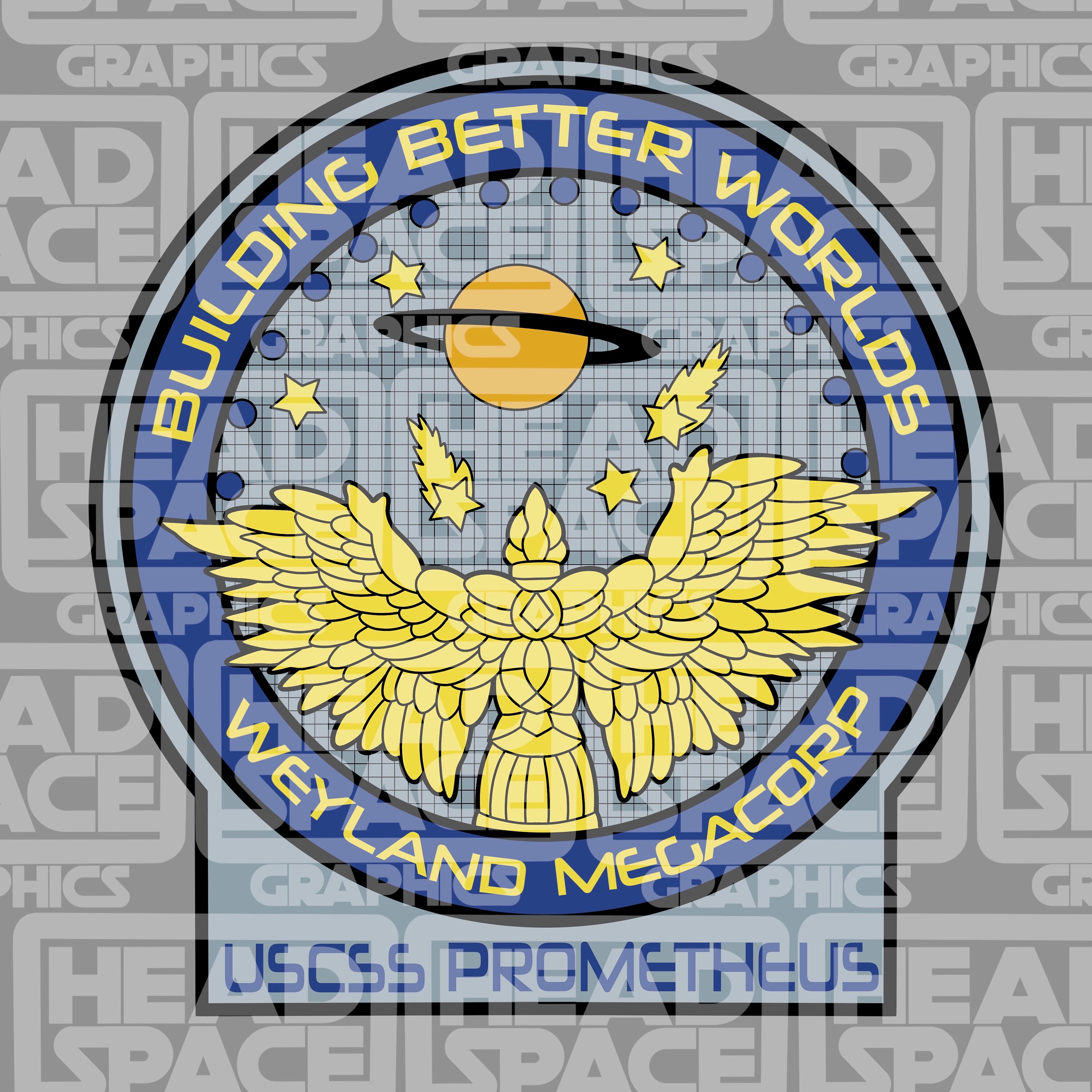 Alien Movie Inspired Prometheus Ship Vinyl Decal - Etsy