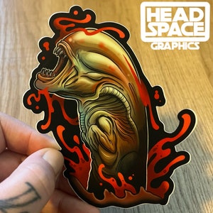 Alien Xenomorph Chestburster Vinyl Sticker
