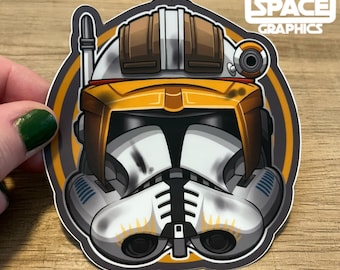 Star Wars Commander Cody Vinyl Sticker