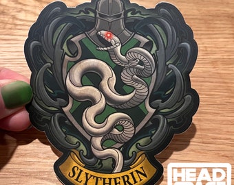 Harry Potter Hogwarts Slytherin Inspired  Vinyl Sticker