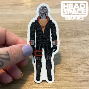 GI Joe Destro Action Figure Vinyl Decal