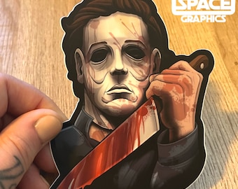 Halloween Michael Myers Horror Movie Vinyl Sticker