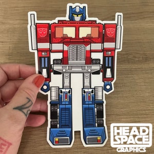 Optimus Prime Transformers Autobot Vinyl Decal